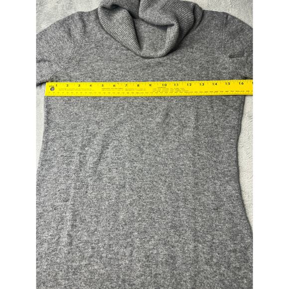 Stile Benetton Wool Gray Turtleneck Dress Size Small - Picture 5 of 8